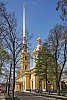  [ Chrám svatého Petra a Pavla (Peter and Paul Cathedral, Петропа́вловский собо́р) - je pravoslavný chrám v petrohradské Petropavlovské pevnosti. ]